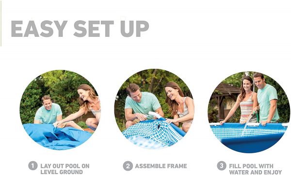 Above Ground Pool 10ft x 30in Intex Prism Frame 26701EH 2