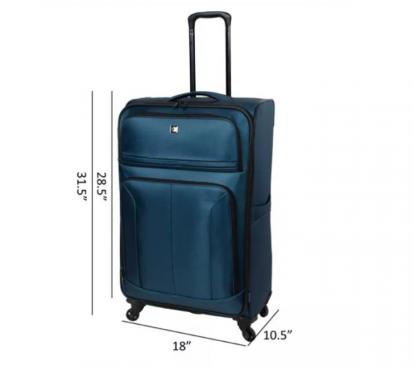 Checked Suitcase Skyline Spinner 29 in Teal 2