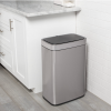 Made By Design Touchless Motion Wastebasket with Liner Stainless Steel 2