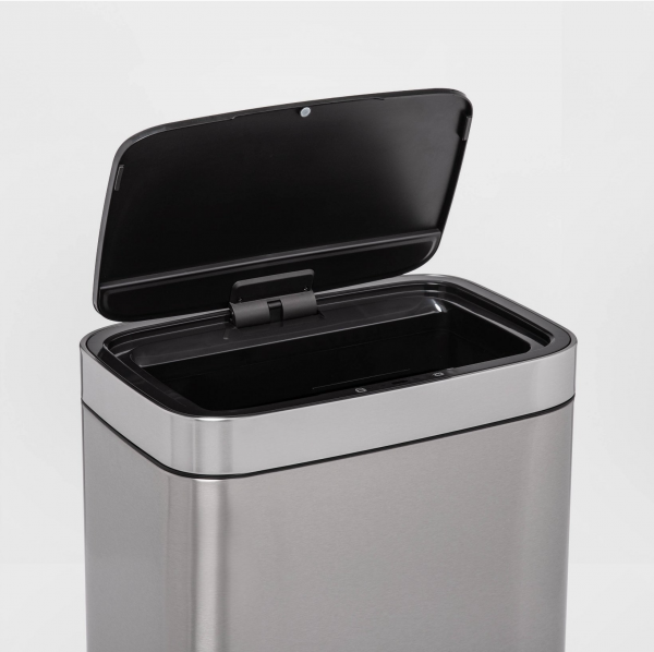 Made By Design Touchless Motion Wastebasket with Liner Stainless Steel 3