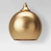 Pendant Lamp Opalhouse Pierced Metal Plumosa Gold Globe 4