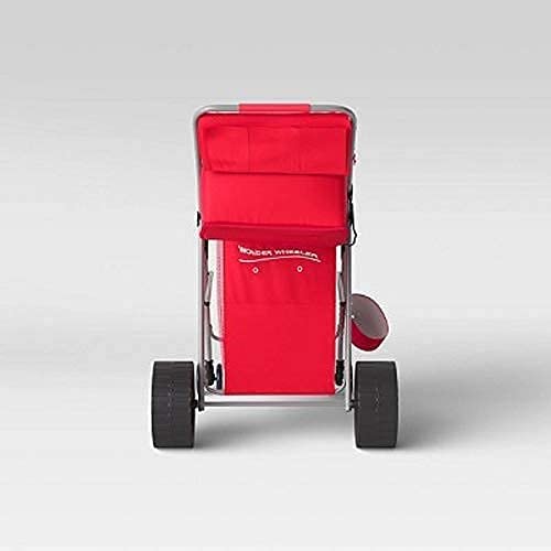 Utility Foldable Beach Cart Rio Wonder Wheeler Deluxe Red 4