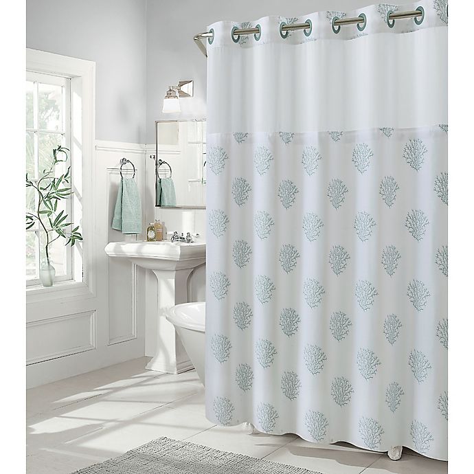 Hookless® Coral Reef 71-Inch x 74-Inch Shower Curtain - Deal4deals