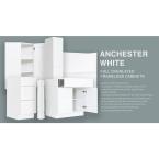 anchester white lifeart cabinetry assembled kitchen cabinets aaw w2430 31 145